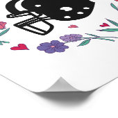 Mijn Valentijn is het Briefkaart van de Uitnodigin Poster (Hoek)