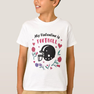 Mijn Valentijn is het Briefkaart van de Uitnodigin T-shirt