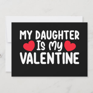 Mijn Valentijn is mijn moeder papa liefde familie Kaart