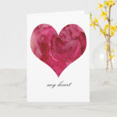 Mijn Valentijn Kaart (Gele Bloem)