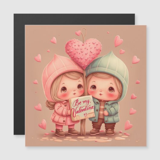 Mijn valentijn-kaart zijn (Voorkant / Achterkant)