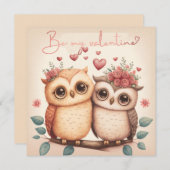 Mijn valentijn-kaart zijn kaart (Voorkant / Achterkant)