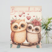 Mijn valentijn-kaart zijn kaart (Staand voorkant)