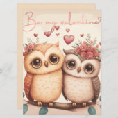 Mijn valentijn-kaart zijn kaart (Voorkant / Achterkant)