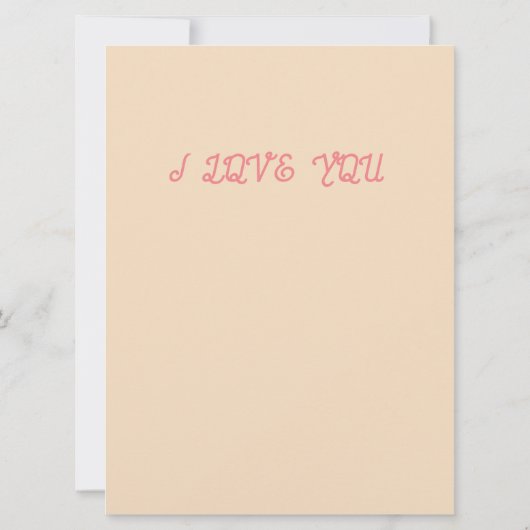 Mijn valentijn-kaart zijn kaart (Achterkant)