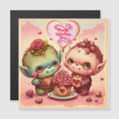 Mijn valentijn magnetische kaart zijn (Voorkant / Achterkant)