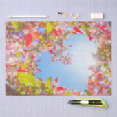 Mijn Valentijn Natuur bloeit het hart van bloemen Tissuepapier (Craft)