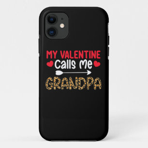 Mijn Valentijn noemt me Grootvader Luipaard Bizon Case-Mate iPhone Case