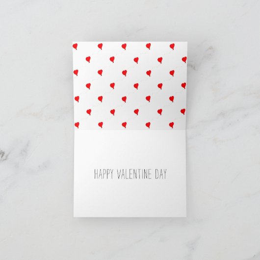 Mijn Valentijn-offerte Feestdagen Kaart (Binnen)