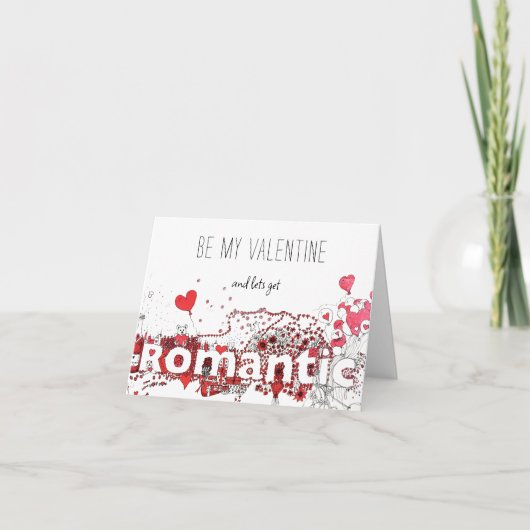 Mijn Valentijn-offerte Feestdagen Kaart (Voorkant)