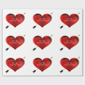 Mijn Valentijn-omslagpapier zijn Cadeaupapier (Vlak)