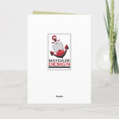 Mijn valentijn Paspoort Feestdagen Kaart (Achterkant)