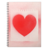 Mijn Valentijn rode hartnoot Notitieboek (Voorkant)