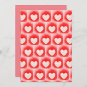 Mijn Valentijn rode witte hartnoot zijn Kaart (Voorkant / Achterkant)