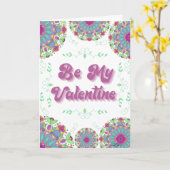 Mijn Valentijn Valentijnsdag Card Kaart (Gele Bloem)