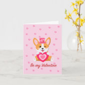 Mijn Valentijn Valentijnsdag Card Kaart (Gele Bloem)