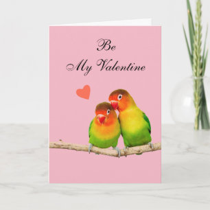 Mijn Valentijn Valentijnsdag vogels vogels Feestdagen Kaart