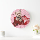 Mijn Valentijn Westie Puppy Grote Klok (Huis)
