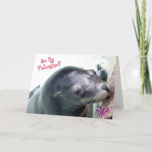 Mijn Valentijn zegel Feestdagen Kaart