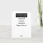 MIJN VALENTIJN ZIJN BEDANKKAART (Achterkant)