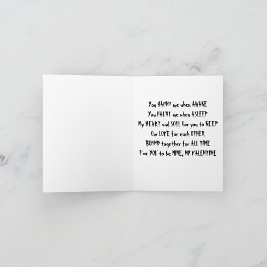 MIJN VALENTIJN ZIJN BEDANKKAART (Binnen)