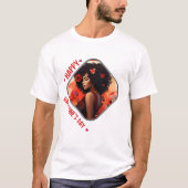 Mijn Valentijn zijn? - Gepassioneerde verbinding T-shirt (Voorkant)