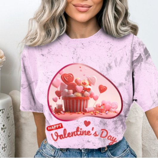 Mijn Valentijn zijn? - Sweetheart's Embrace T-shirt