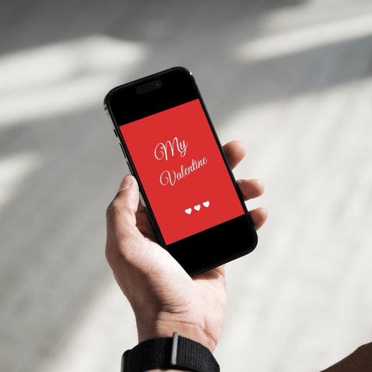 Mijn Valentijnliefde Feestdagenkaart