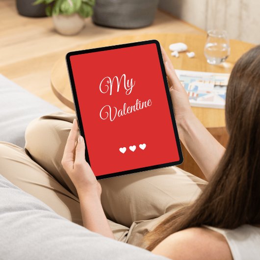 Mijn Valentijnliefde Feestdagenkaart