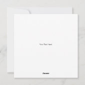 Mijn Valentijnschocoladehart Feestdagenkaart (Achterkant)