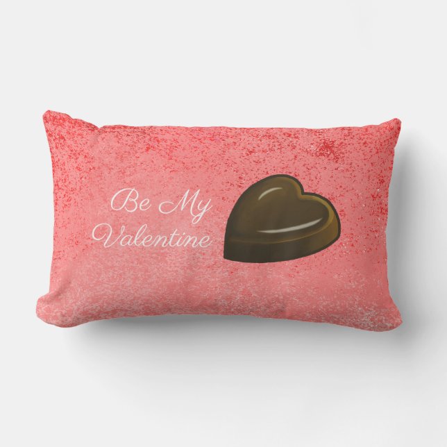 Mijn Valentijnschocoladehart Kussen (Voorkant)