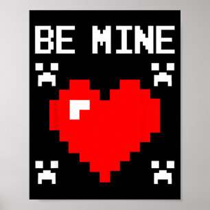 Mijn Valentijnsdag Cadeau T-shirt voor vriend, G Poster