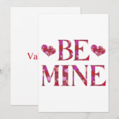 Mijn Valentijnsdag uitnodiging (Voorkant / Achterkant)