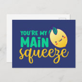 Mijn Valentijnsdag van de Funny Funny van de Cute  Briefkaart (Voorkant / Achterkant)