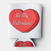 Mijn Valentijnse Snoep tekenen Blikjeskoeler (Voorkant)