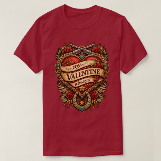 Mijn valentine t-shirt (Design voorkant)