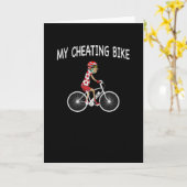 Mijn valsfiets E-bike fiets cadeau Kaart (Gele Bloem)