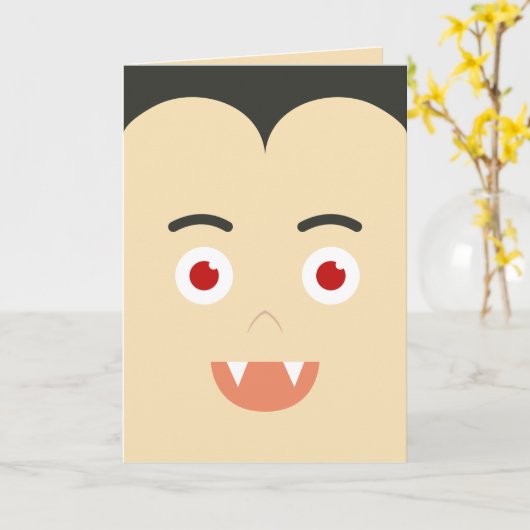 Mijn Vampier Lil Kaart (Gele Bloem)