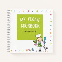 MIJN VEGAN COOKBOOK Blanco Recipbook Notitieboek