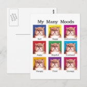 Mijn vele Moods Briefkaart (Voorkant / Achterkant)