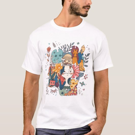 Mijn vele persoonlijkheden  t-shirt (Voorkant)