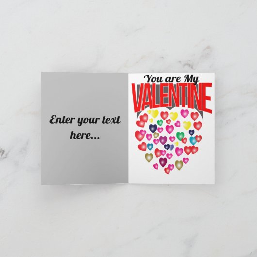 Mijn Velentine speciaal Feestdagen Kaart (Binnen)
