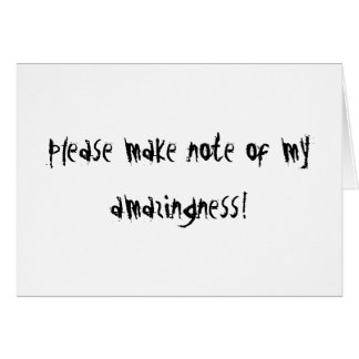 "Mijn verbazingheid"