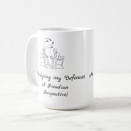 Mijn Verdedigingsmechanismen Analyseren Funny Ther Koffiemok