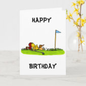 MIJN VERGADERDAG **FAVORITE GOLFER** KAART (Gele Bloem)