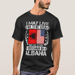 Mijn verhaal begon in Albanië T-shirt