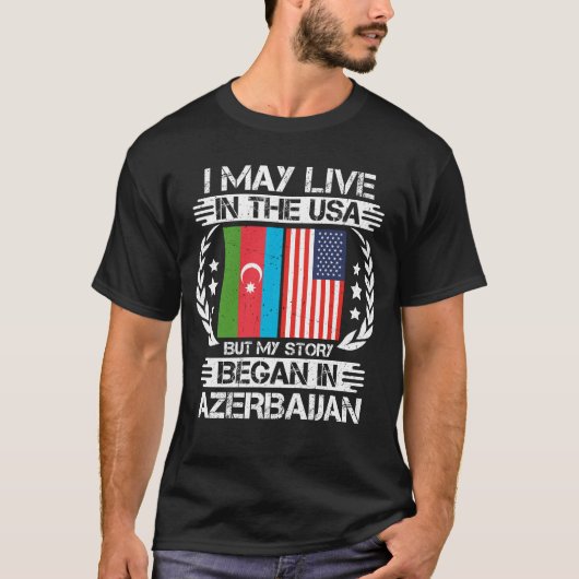 Mijn verhaal begon in Azerbeidzjan T-shirt (Voorkant)