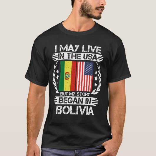 Mijn verhaal begon in Bolivia T-shirt (Voorkant)
