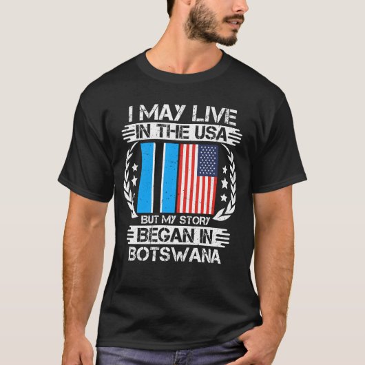 Mijn verhaal begon in Botswana T-shirt (Voorkant)
