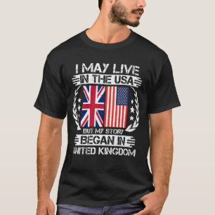 Mijn verhaal begon in het Verenigd Koninkrijk T-shirt